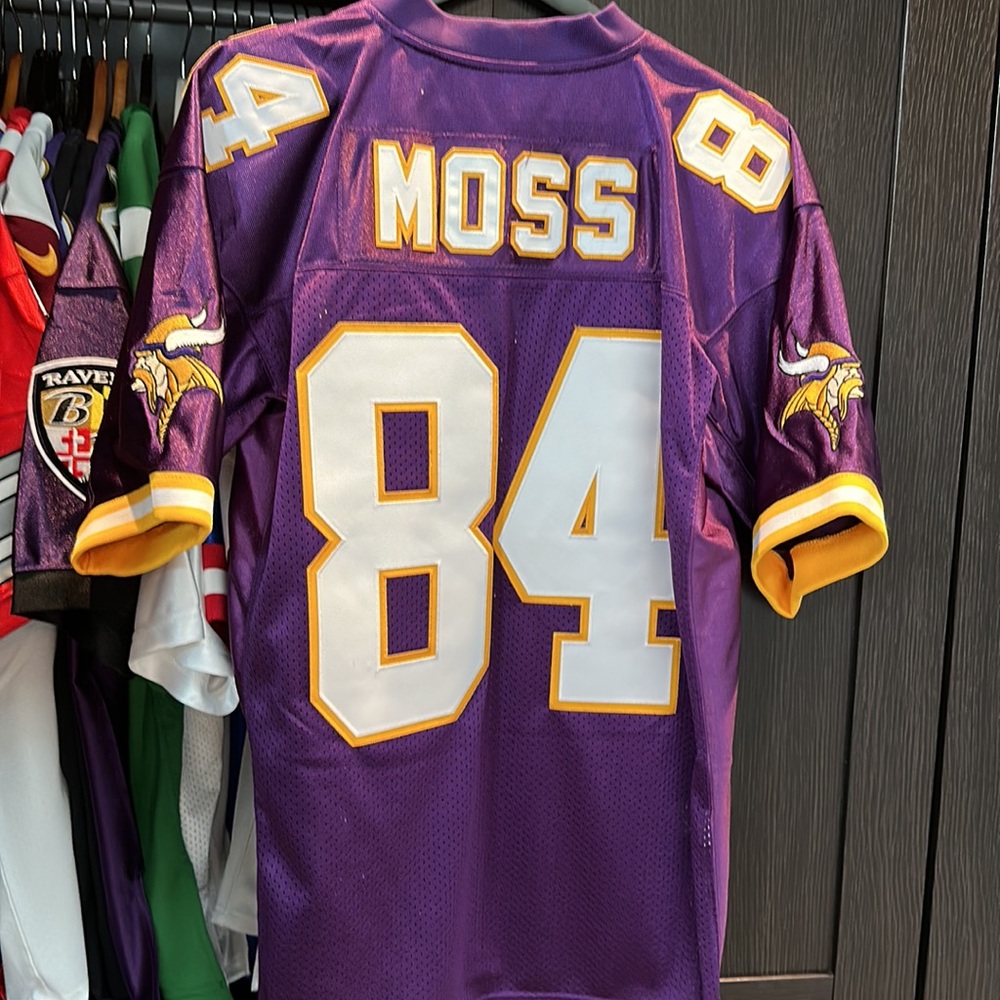 Randy Moss NFL Minnesota Vikings Mitchell & Ness 1998 Authentic Throwback Jersey - Picture 5 of 8